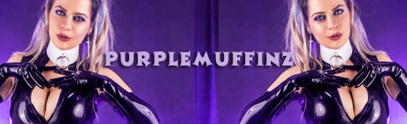 Purple Mufinz Latex Homemade Cosplay Costumes.